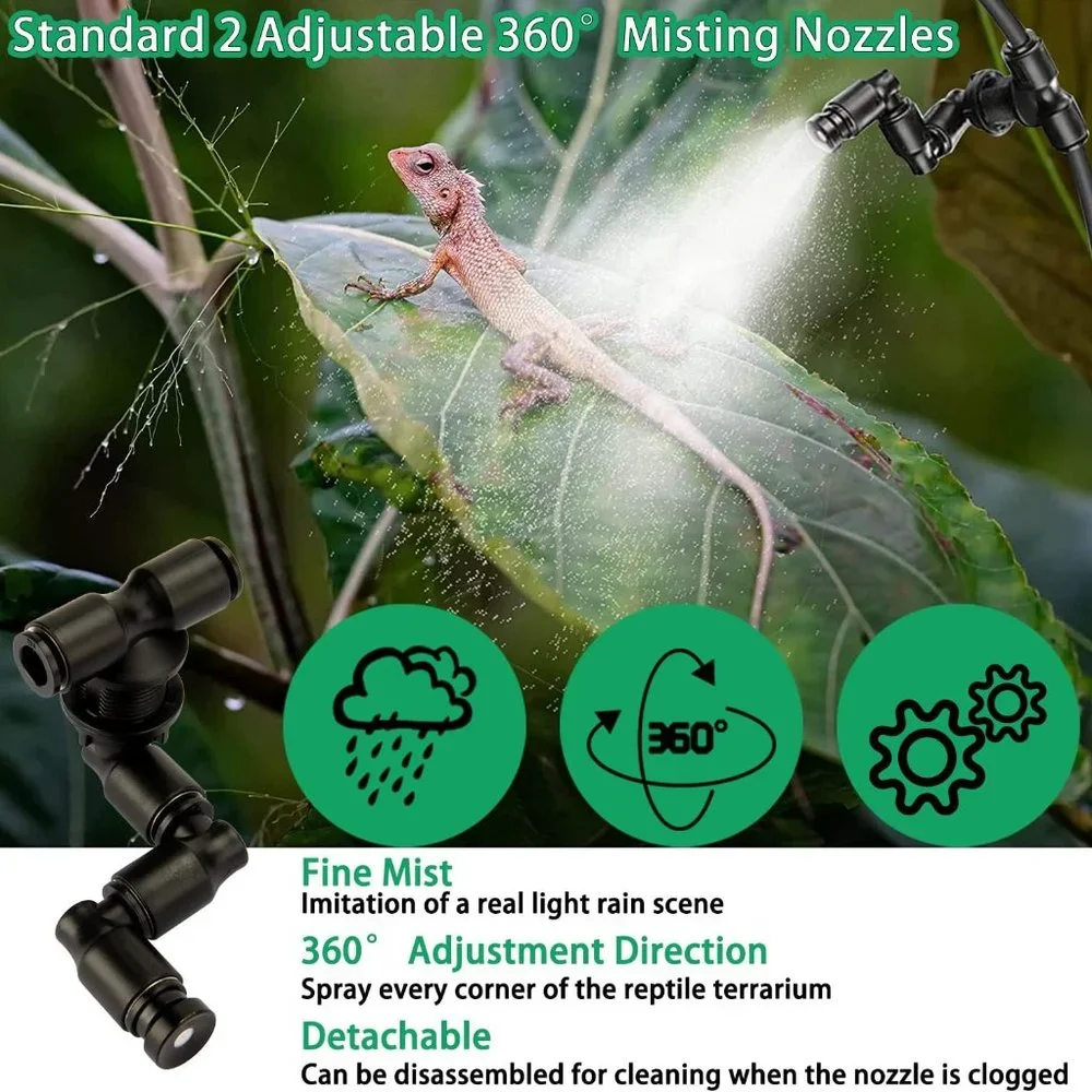 Reptile Humidifiers Smart Misting System, Reptile Mister Automatic with Timer